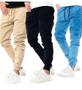 Imagem de Calça jogger jeans masculina super confortvel qualidade premium costura reforçada