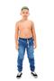 Imagem de Calça Jogger Jeans Roupa Infantil Juvenil Menino Tendência