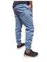 Imagem de Calça jogger Masculina jeans e sarja calça com elastano ajuste com cordão na cintura