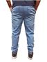 Imagem de Calça jogger Masculina jeans e sarja calça com elastano ajuste com cordão na cintura