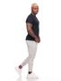 Imagem de Calça Jogger Masculina Slim Sarja Com Punho Elástico alfaiataria Swag Sport Fino Jeans