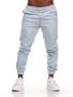 Imagem de Calça Jogger Masculina Slim Sarja Com Punho Elástico alfaiataria Swag Sport Fino Jeans