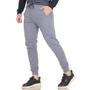 Imagem de Calça Jogger Moletom Masculina Flanelada Lisa Com Punho