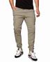 Imagem de Calça Jogger Sarja Masculina Skinny Com Punho