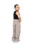 Imagem de Calça Juvenil Infantil Unissex Wide Leg Jogger Menina Menino