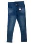 Imagem de calça juvenil jeans menino slim com laycra tam 10 12 14 e 16 anos