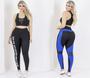 Imagem de Calça Leg Academia Feminina Legging Cintura Alta Moda Fitness  Suplex The Start Telinha Oferta