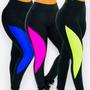 Imagem de Calça Leg Legging Cós Alto Fitness Treino Casual Cores 139