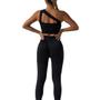 Imagem de Calça Leg Legging E Top Conjunto Feminino Academia Fitness Caminhada