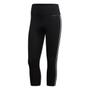 Imagem de Calça Legging 3/4 Adidas D2M 3 Stripes Feminina