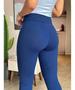 Imagem de Calça Legging Azul K2b Original Cós Alto Empina Bumbum