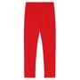 Imagem de Calça Legging Básica Infantil Menina Em Cotton Brandili Vermelho