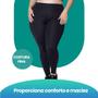 Imagem de Calça Legging Básica Plus Size Tamanho Grande Selene Com Cintura Alta