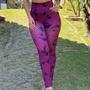 Imagem de Calça Legging Empina o Bumbum Esportiva Academia Fitness Feminina Cintura Alta Elástica Modeladora
