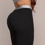 Imagem de Calca Legging Epic Jacquard Confort Preto Moving Fitness