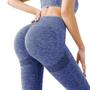 Imagem de Calça Legging Feminina Empina Bumbum Cintura Alta Sem Costura Academia E Treino