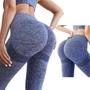 Imagem de Calça Legging Feminina Empina Bumbum Cintura Alta Sem Costura Academia E Treino