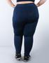 Imagem de Calça Legging Feminina Plus Size Azul Marinho com Bolsos 