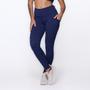 Imagem de Calça Legging Fitness Feminina Bolso Lateral Jacquard Poliamida