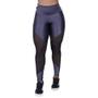 Imagem de Calça Legging Fitness Feminina Cirrê 3D Recortes Tela Cós Alto Orbis