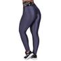 Imagem de Calça Legging Fitness Feminino Cós Elástico Transpasse Cirrê 3D Alta Orbis-cinza