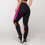 Imagem de Calça Legging Fitness Poliamida com Recortes Laterais Rosa e