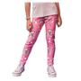 Imagem de Calça Legging Infantil Feminina Kukiê Fly Tech Ursinho Rosa