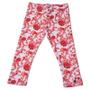 Imagem de Calça Legging Infantil Floral Laranja Toffee - Nº02