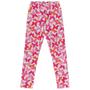 Imagem de Calça Legging Infantil KYLY Flanelada Estampada Leg Feminina Menina Coração Borboleta Gatinho Tam 4 a 8