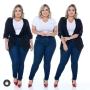 Imagem de Calça Legging Jeans Feminina Plus Size com Lycra Cambos