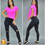 Imagem de Calça Legging K2B Com Rasgo no Joelho.