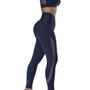 Imagem de Calça Legging Leg Com Detalhe Esportiva Com Tela Lateral Para Academia Corrida