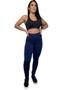 Imagem de Calça Legging Lisa Flanelada/Forrada Cintura Alta Para Inverno