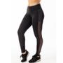 Imagem de Calça Legging Mescla com Grade Lateral Neon  4501