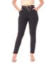 Imagem de Calça legging montaria preto com cinto strass feminino xld050-2