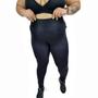 Imagem de Calça Legging Plus Size Athletic Power com Bolso Preto