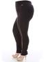 Imagem de Calça Legging Plus Size, Marrom Com Recortes