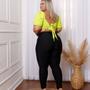 Imagem de Calça Legging Preta Suplex Plus Size