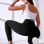 Imagem de Calça Legging Push Up Sem Costura Yoga Academia Levanta Bumb