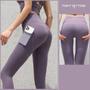 Imagem de Calça Legging Sport Feminina Fitness Academia com Bolso YOGA