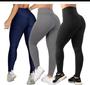 Imagem de Calça legging suplex cintura alta, cós largo, moda fitnes, academia