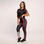 Imagem de Calça Legging Suplex Estampado Preta Branco e Rosa Challenge