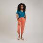 Imagem de Calça Lisboa Feminina Casual em Linho Coral