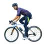 Imagem de Calça Masculina Ciclismo Bike Mtb Speed Com Forro Multigomos De Camada Dupla De Alta Densidade D90