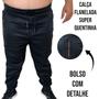 Imagem de Calça Masculina Helanca Plus Size Gangster Importada Flanelada