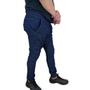 Imagem de Calça Masculina Jogger Jeans Elastico Bolsos Com Punho