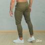 Imagem de Calça masculina - jogger sarja - verde militar