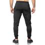 Imagem de Calça Masculina Microfibra Jogger Preta Bolso Laterais Punho de Ribana Gorilla Envio Imediato Original Gorilla