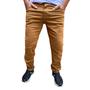Imagem de Calça Masculina sarja jeans com elastano basica lançamentos envio rapido