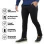 Imagem de Calça Masculina Sarja Jeans Slim Fit Lycra Elastano Cores